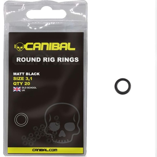 [CN23AC03] CANIBAL Round Rig Rings, 3.1mm 20 UND