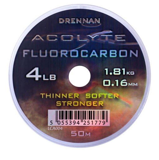 [LCA004] DRENNAN ACOLYTE FLUOROCARBON 4LB 0.16  (E-2-76)