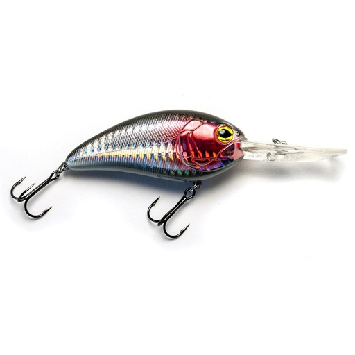 [TPELD08SR] E-Sox Drongo Lures , 8cm , Silver/Red